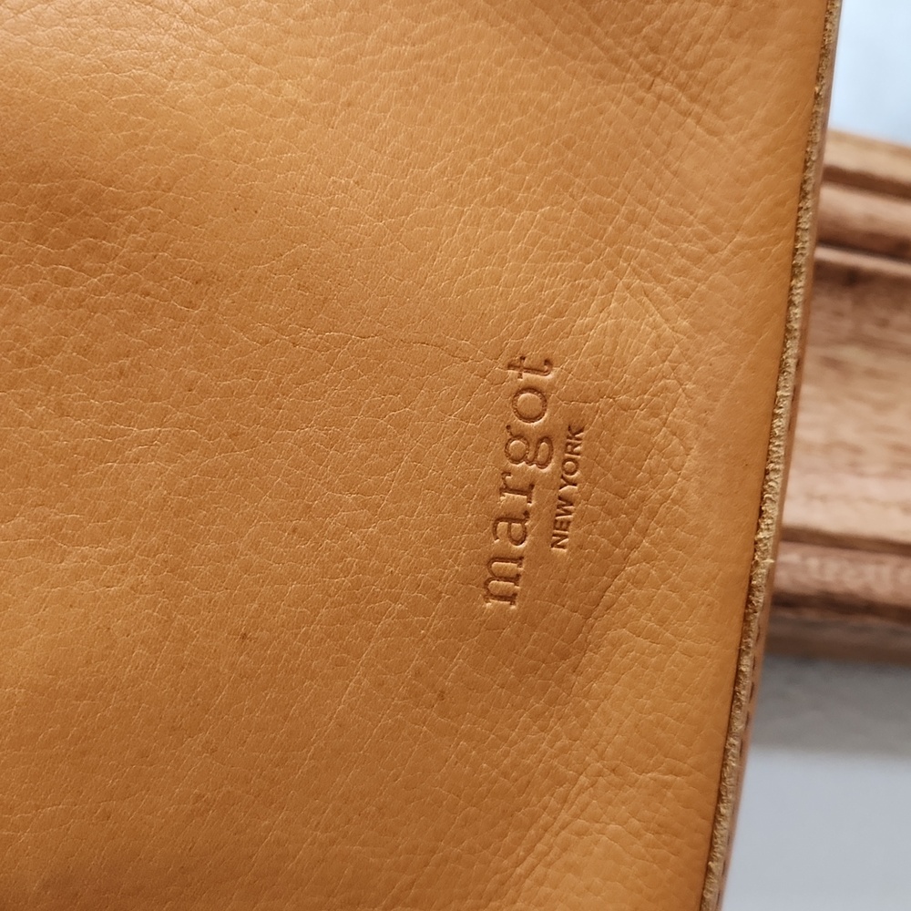 Margot Tan Leather Crossbody Bag - Picture 5 of 14